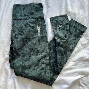 Gymshark green camo leggings